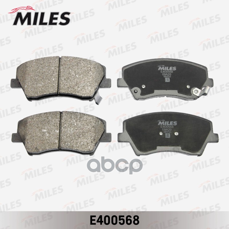 Колодки тормозные передние (Смесь Low-Metallic) HYUNDAI ELANTRA 17- (TRW GDB2203) E400568 Miles арт. E400568