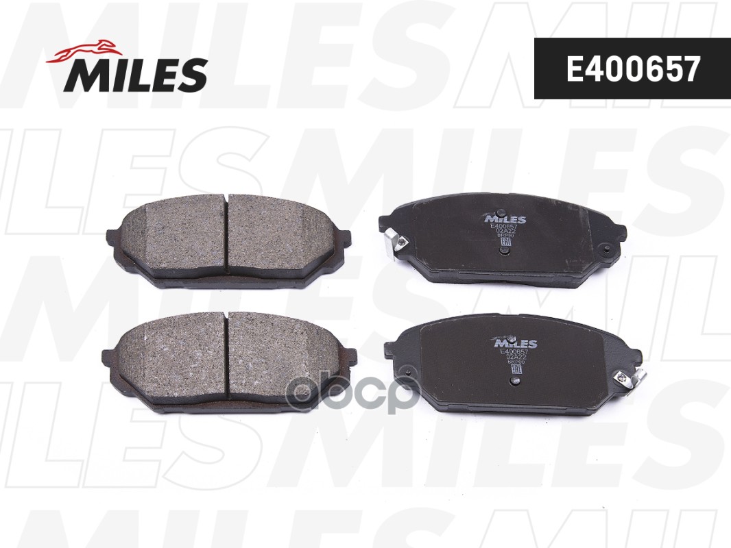 Колодки тормозные дисковые передние Miles арт. E400657