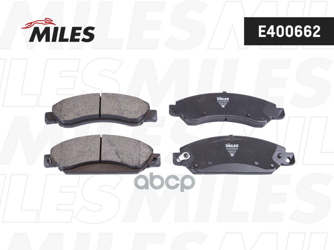 Колодки тормозные дисковые передние Miles арт. E400662