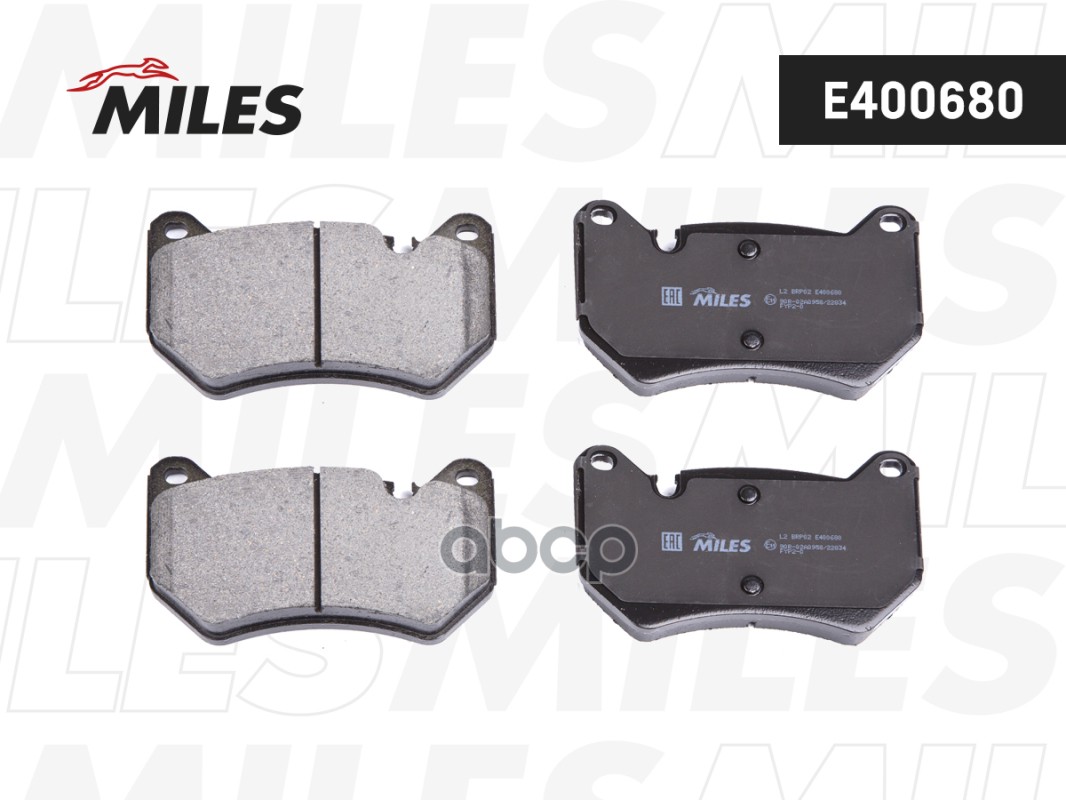 Колодки тормозные AUDI Q5 (1LG) 17- передние Miles арт. e400680