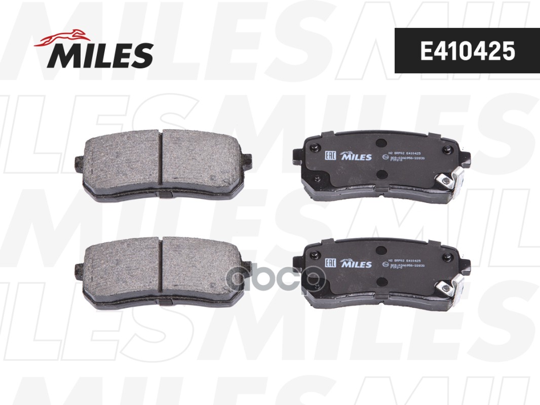 Колодки тормозные задние (без датчика) (Смесь Low-Metallic) HYUNDAI H1 02-/iX55 3.0 08-/KIA CARNIVAL 06- (TRW GDB3449) E41042...