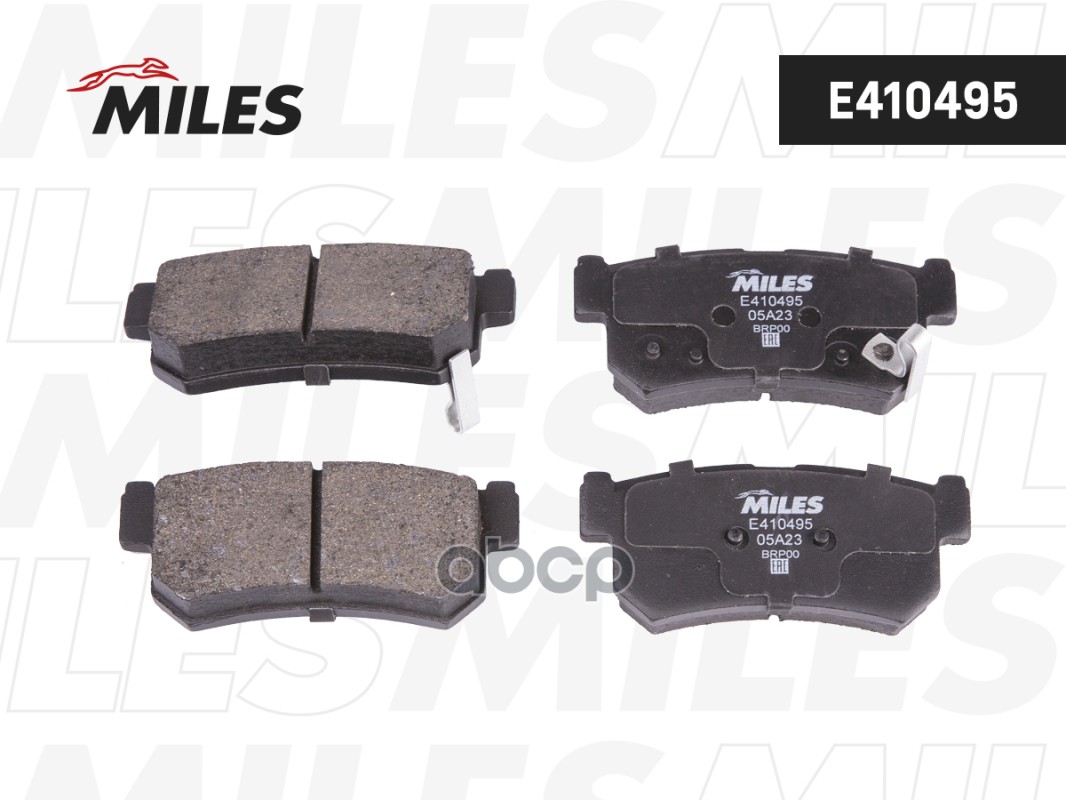 Колодки тормозные SSANGYONG REXTON 02>/KYRON 05>/ACTYON 05> задние Miles арт. e410495