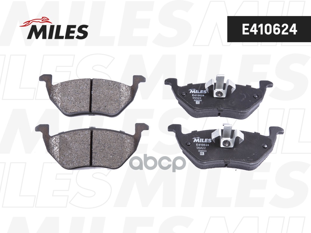 Колодки тормозные задние (Смесь Low-Metallic) FORD MAVERICK/MAZDA TRIBUTE 2.3-3.0 01- (TRW GDB1754) E410624 Miles арт. E410624