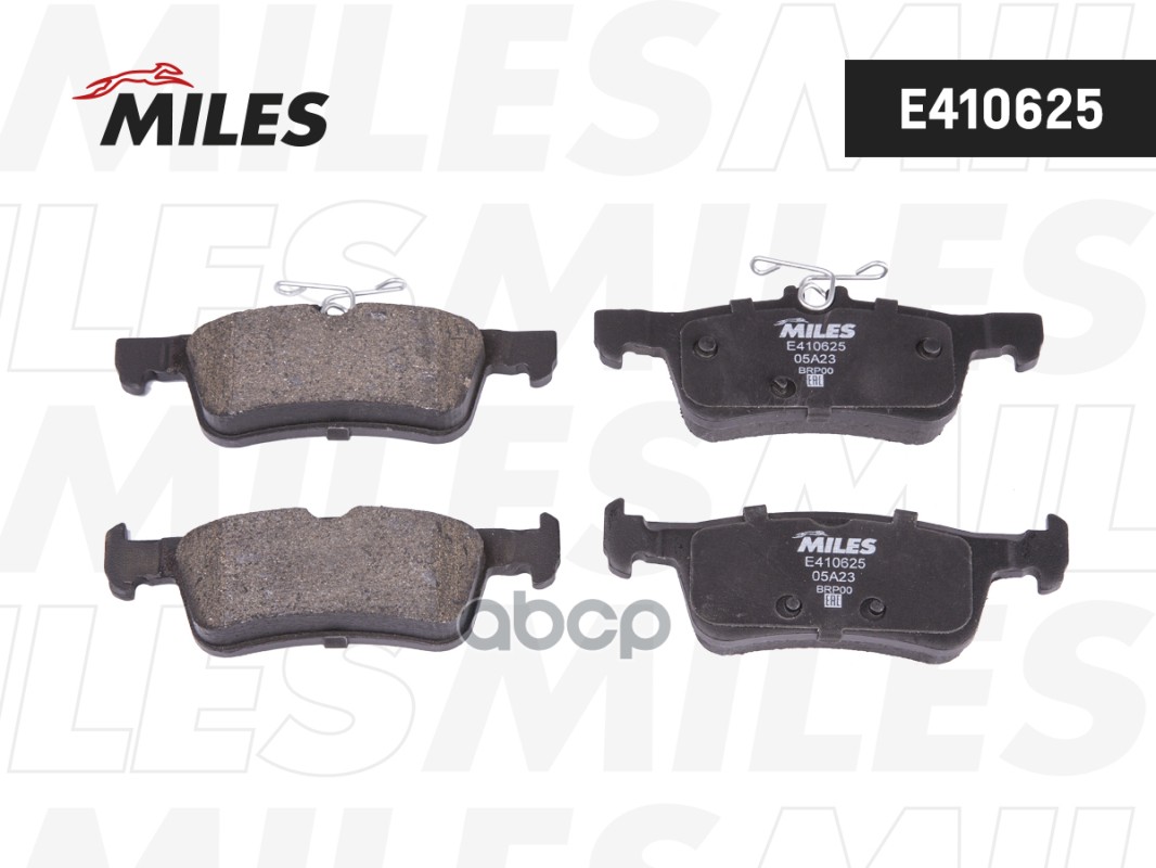 Колодки тормозные задние (Смесь Low-Metallic) PEUGEOT 308 14- диск D 249мм. (TRW GDB2037) E410625 Miles арт. E410625