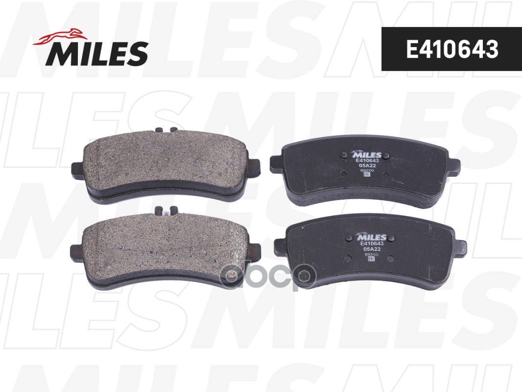 Колодки тормозные задние (Смесь Low-Metallic) MERCEDES-BENZ W222 13- (TRW GDB2079) E410643 Miles арт. E410643