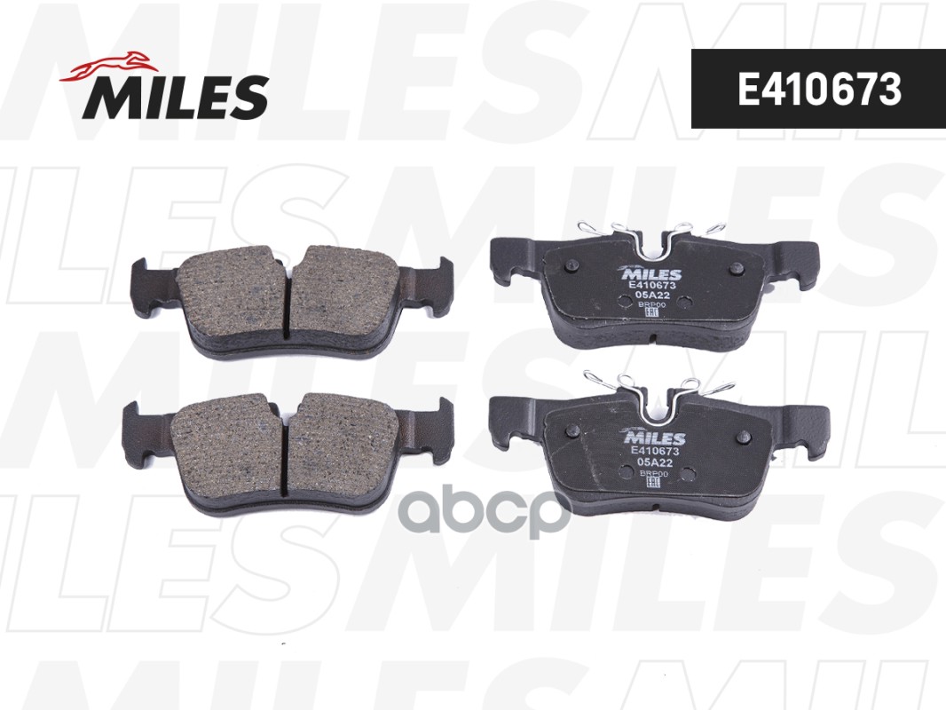 Колодки тормозные BMW 2 F45 14-/X1 F48 15- задние Miles арт. e410673