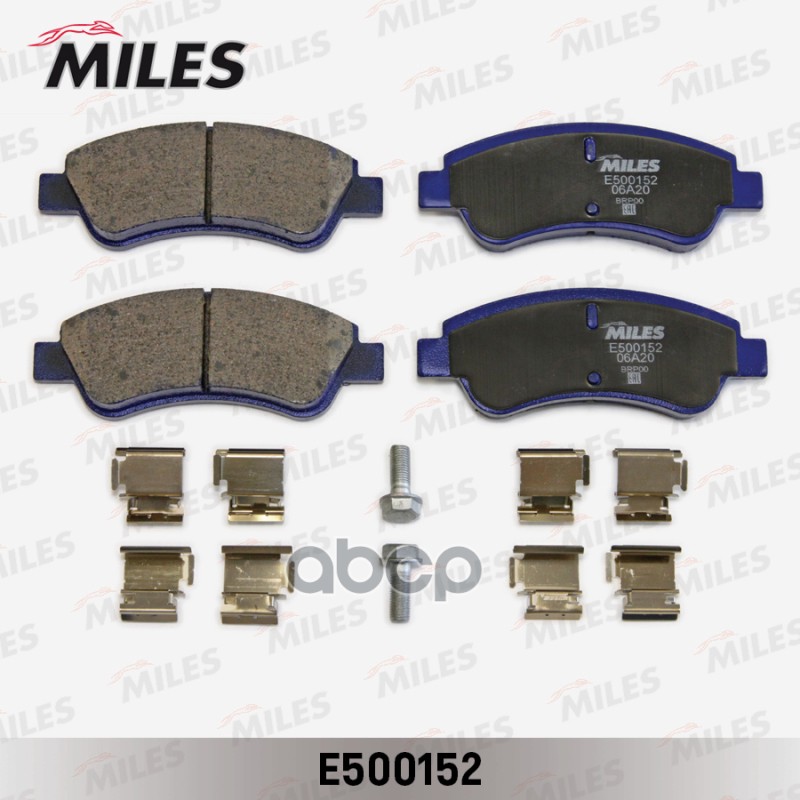 Колодки тормозные передние (Смесь CERAMIC серия PRO) CITROEN C4 03-/PEUGEOT 307/PARTNER 1.4/1.6 -ESP (TRW GDB1463) E500152 Mi...