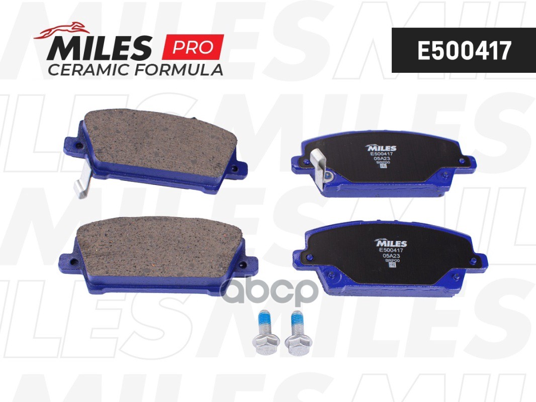 Колодки тормозные HONDA CIVIC Hatchback 05- передние Ceramic Miles арт. e500417