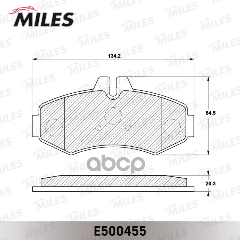 Колодки тормозные передние (Смесь CERAMIC серия PRO) MERCEDES VITO 9303/SPRINTER (901-903) 06 (TRW GDB1373) E500455 Miles арт...