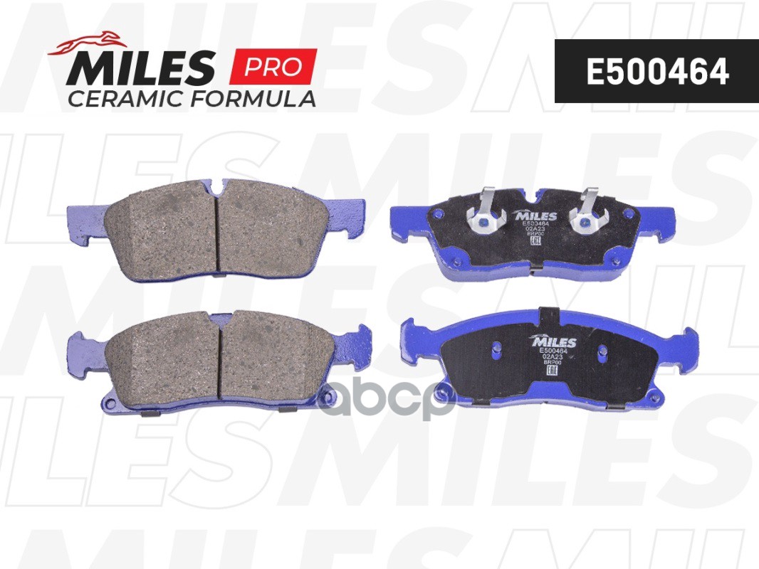 Колодки тормозные передние (Смесь CERAMIC серия PRO) MERCEDES BENZ ML W166 250-350 11- (TRW GDB1946) E500464 Miles арт. E500464