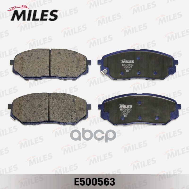 Колодки тормозные KIA SORENTO III 15- передние Ceramic Miles арт. e500563