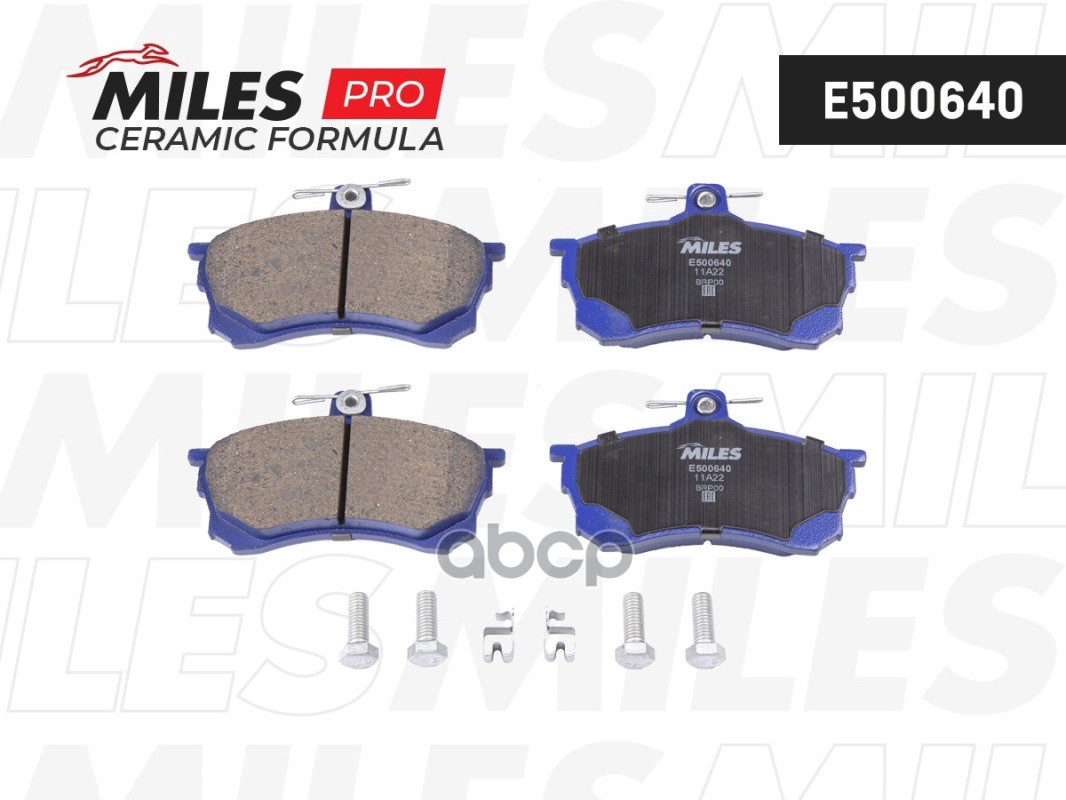 Колодки Тормозные Передние (Смесь Ceramic Серия Pro) Mitsubishi Carisma 1.6-1.9D 95-06 (Trw Gdb1197) E500640 Miles арт. E500640