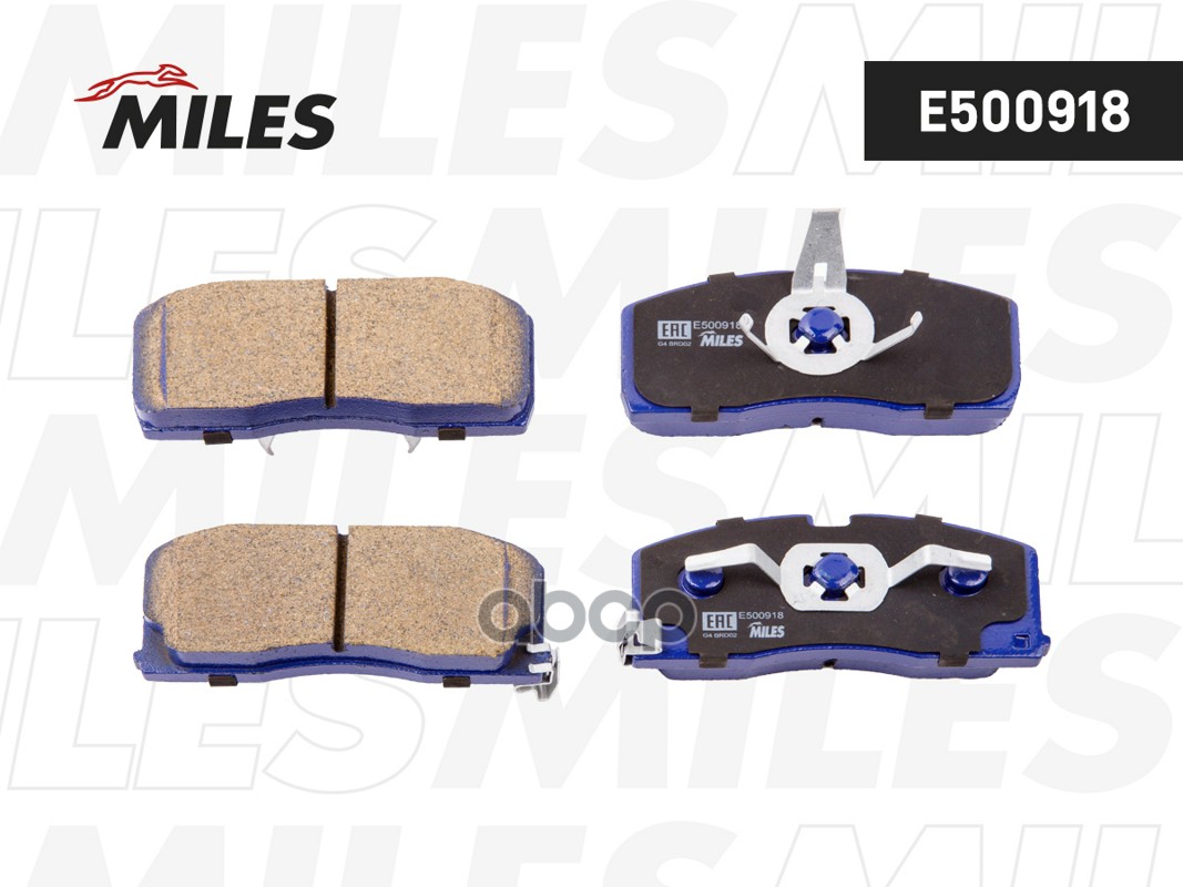 Колодки тормозные передние (Смесь CERAMIC серия PRO) LIFAN SMILY  E500918 Miles арт. E500918