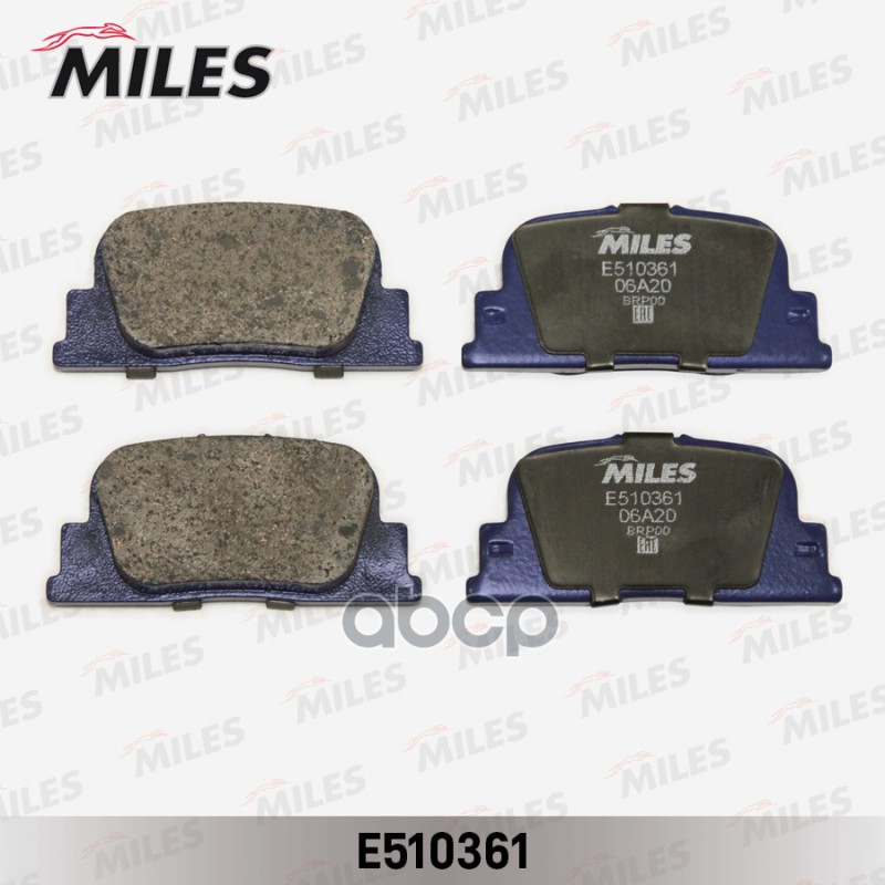 Колодки тормозные TOYOTA CAMRY V20 2.2-3.0 96-01/V30 2.4-3.0 01- задние Ceramic Miles арт. e510361