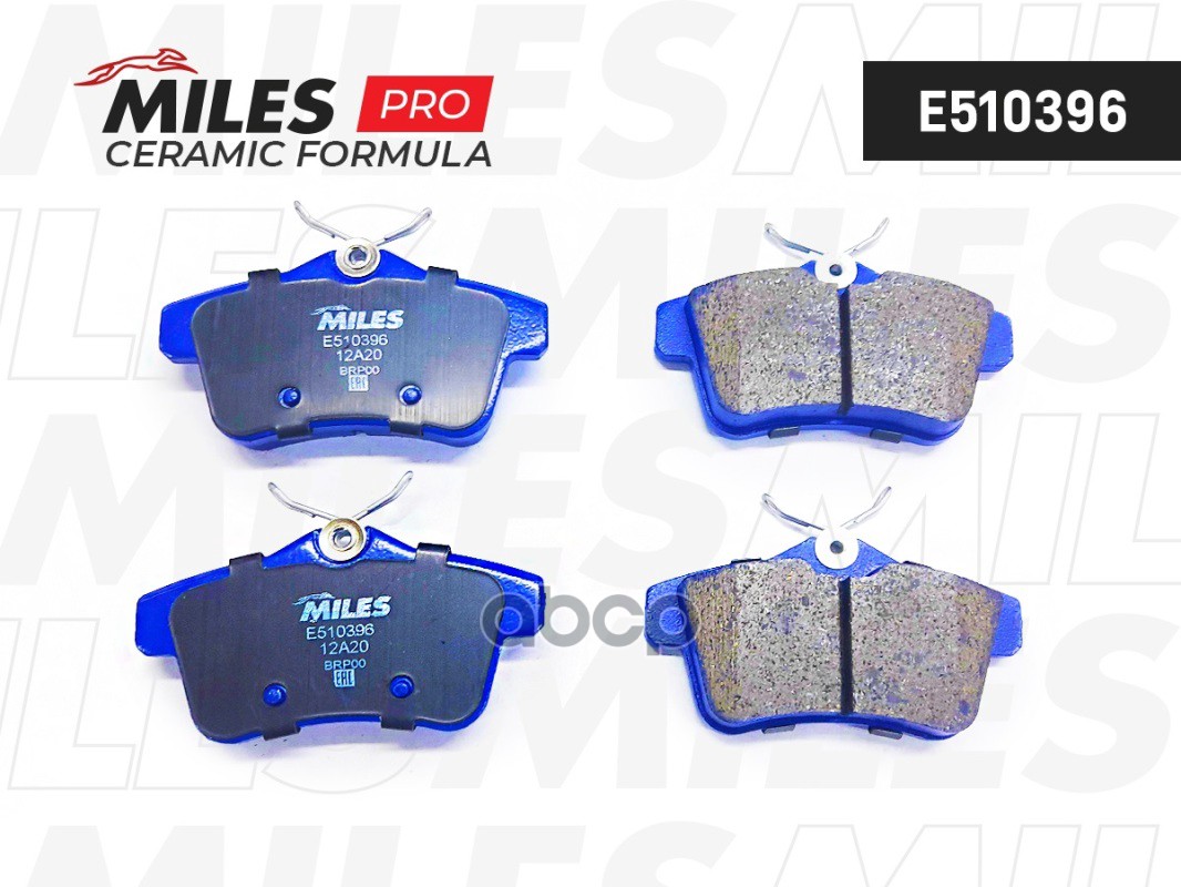 Колодки тормозные CITROEN C4 09-/PEUGEOT 3008/5008 09- задние Ceramic Miles арт. e510396