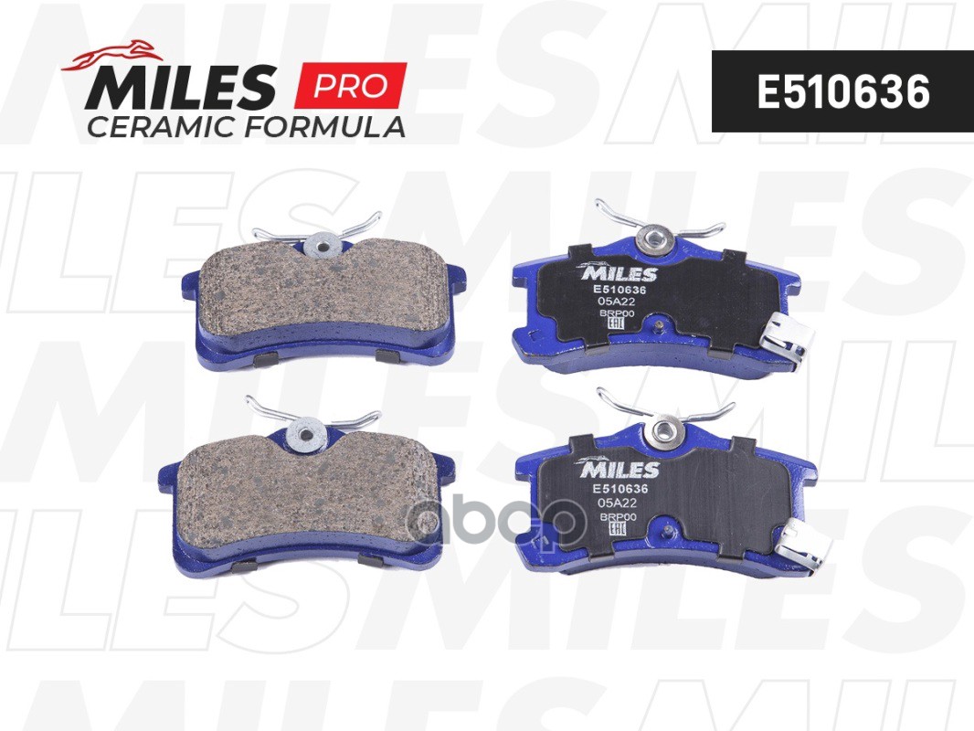 Колодки тормозные задние (Смесь CERAMIC серия PRO) TOYOTA AVENSIS 1.6-2.0 97-03/COROLLA 1.4-1.9 00-02 (TRW GDB3334) E510636 M...