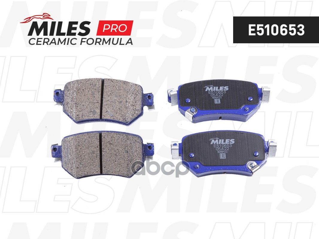 Колодки тормозные задние (Смесь CERAMIC серия PRO) MAZDA 6 12- (TRW GDB3632) E510653 Miles арт. E510653