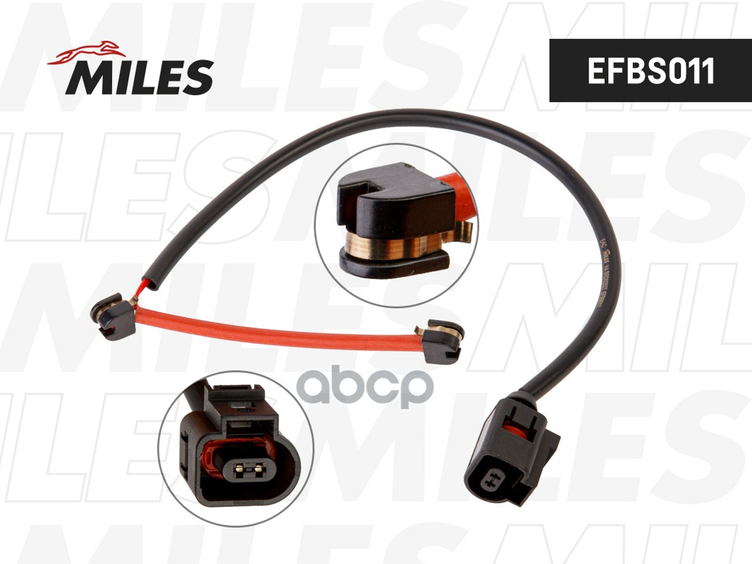 Датчик износа кололодок передний Q7/TOUAREG 1 шт EFBS011 Miles арт. EFBS011