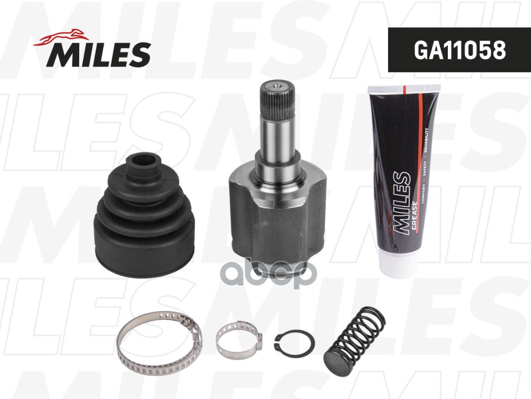 ШРУС внутренний левый (КПП 2 ВАЛА) Fiat DUCATO 244 (2002-06) / PEUGEOT BOXER 250-  GA11058 Miles арт. GA11058