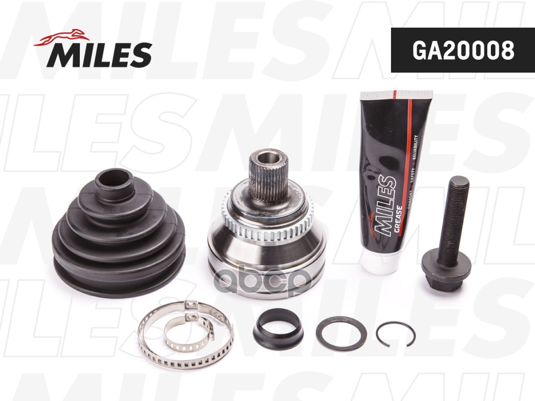 ШРУС наружный AUDI 100/80/A6/V8 2.5D-4.2 88-97 (GKN 301957) GA20008 Miles арт. GA20008