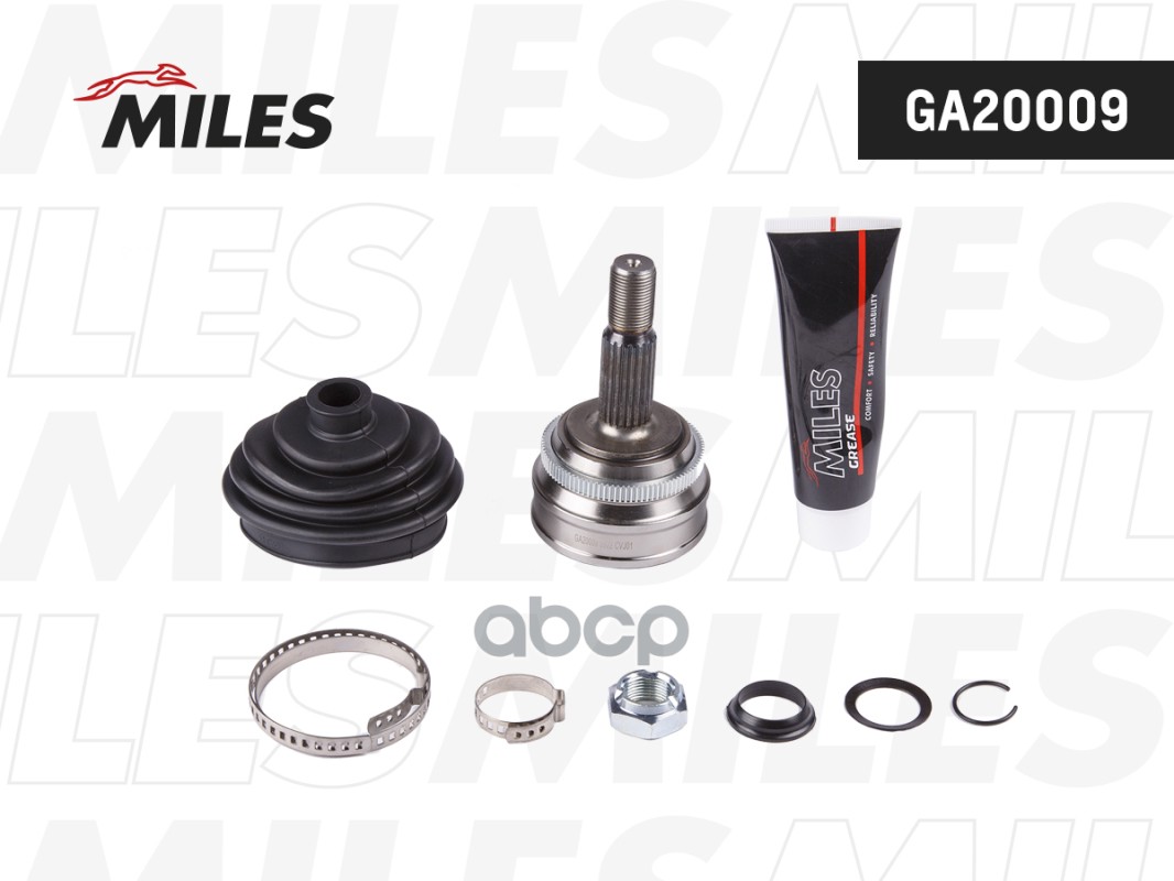 ШРУС AUDI 80 1.6/1.8 86-91 нар.(ABS) Miles арт. ga20009