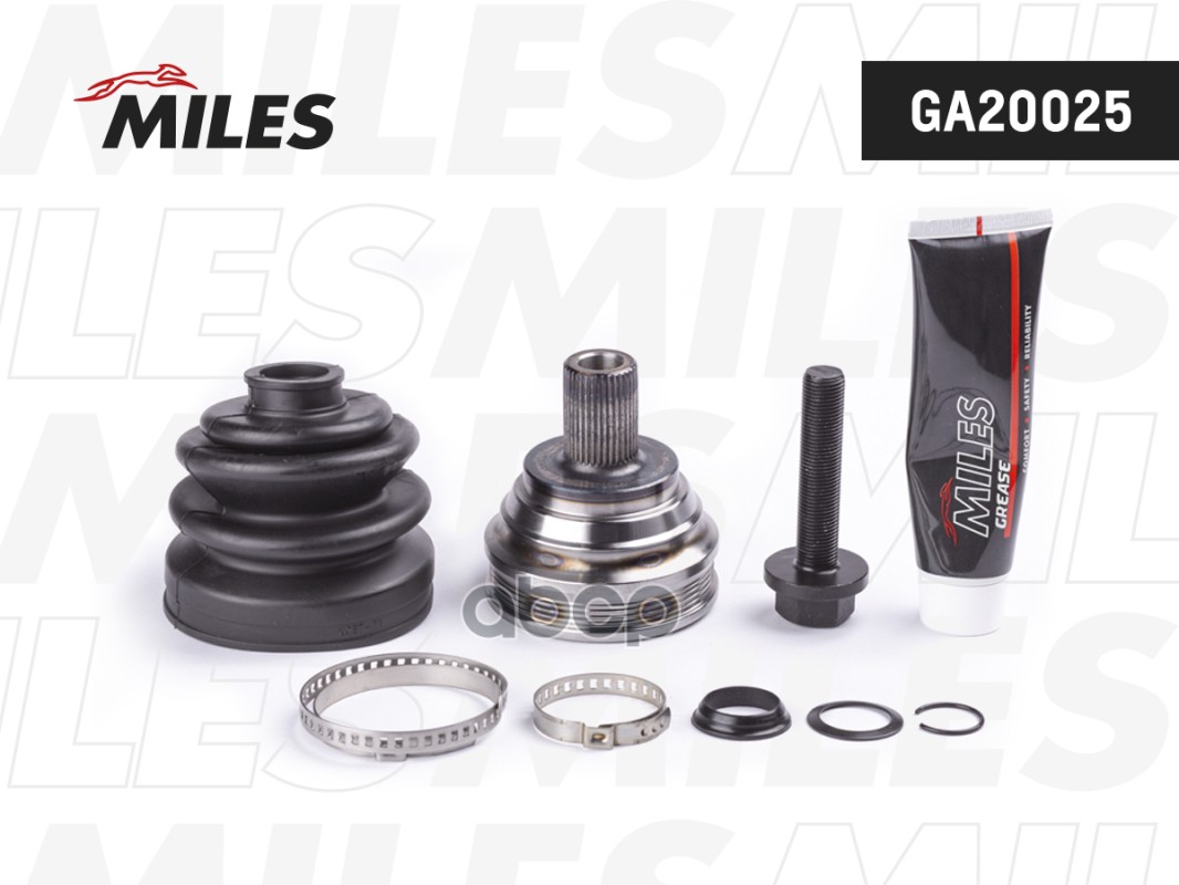ШРУС наружный AUDI A3/VW G5/PASSAT/TOURAN/CADDY/SKODA OCTAVIA 1.4-2.0 03- (GKN 304327) GA20025 Miles арт. GA20025