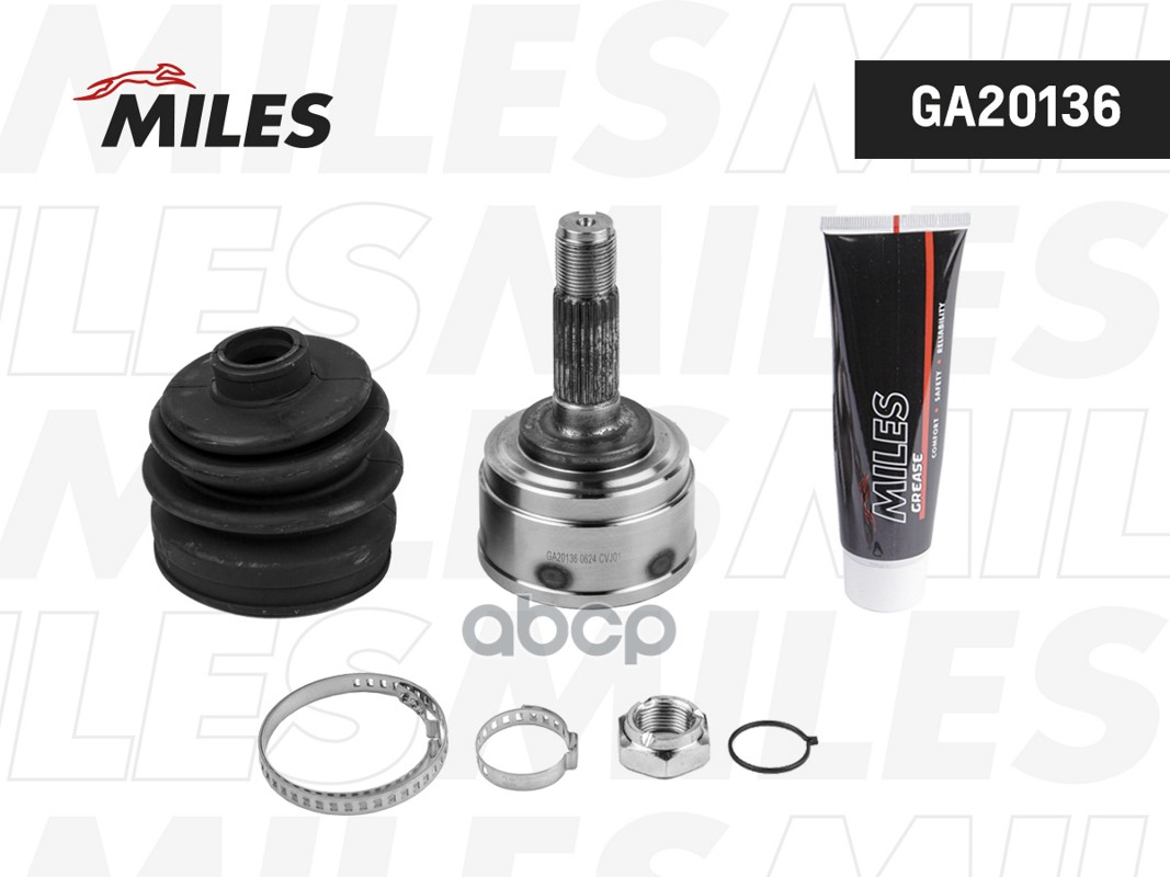 ШРУС наружный HONDA CIVIC 1.2-1.5 83-87 (GKN 302082) GA20136 Miles арт. GA20136