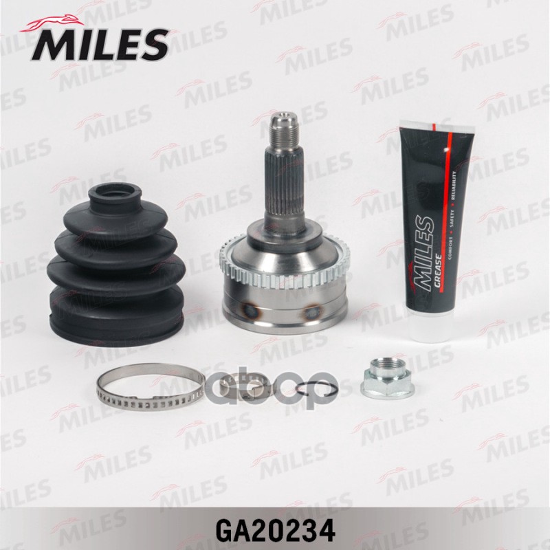 ШРУС наружный MAZDA 626 2.0-2.5 87-97 (с ABS) (GKN 302977) GA20234 Miles арт. GA20234