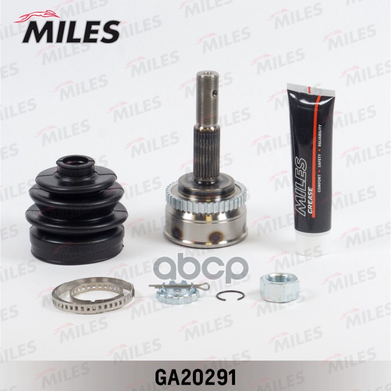 ШРУС наружный NISSAN ALMERA N15/SUNNY 1.4-2.0D 90-00 (с ABS) (GKN 301989) GA20291 Miles арт. GA20291
