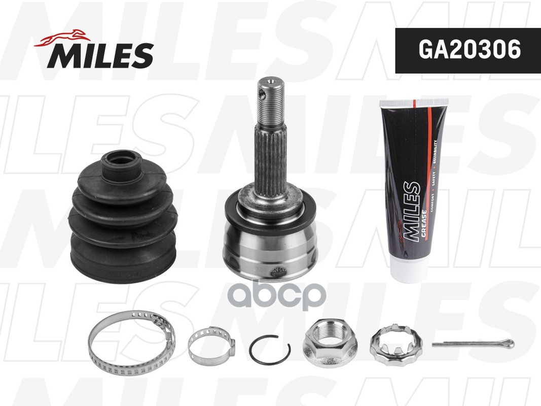 ШРУС наружный NISSAN MICRA 1.0-1.2 88-93 (GKN 303858) GA20306 Miles арт. GA20306