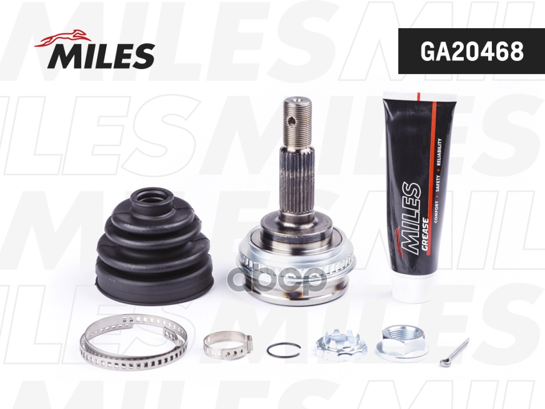 ШРУС наружный TOYOTA CARINA E/COROLLA/CELICA/CARINA II 1.3-1.8 87-00 (с ABS) (GSP 859006) GA20468 Miles арт. GA20468