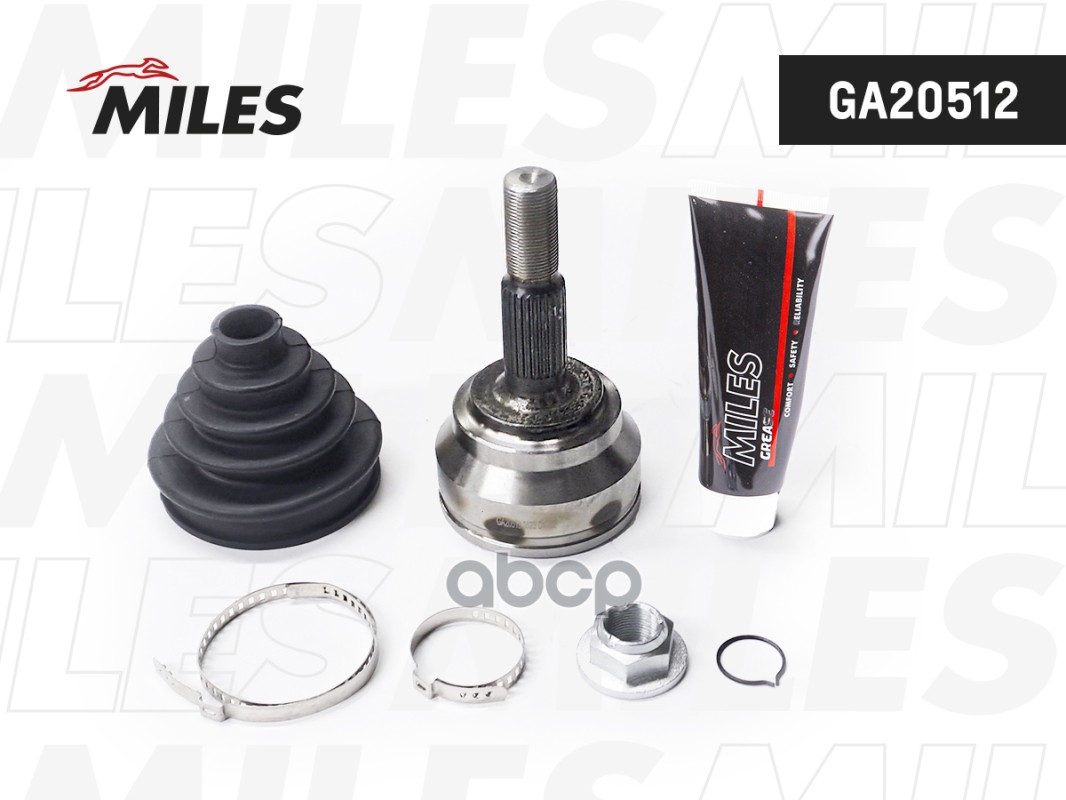 ШРУС VOLVO V70/850 2.0-2.5 91-00 нар. без кольца АБС Miles арт. ga20512