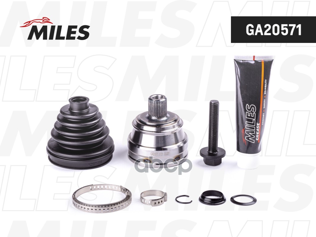 СНЯТ С ПР-ВА ШРУС AUDI 80 1.6-2.0 86-96 (GKN 301951) GA20571 Miles арт. GA20571