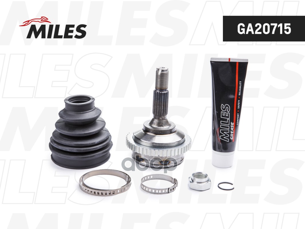 ШРУС наружный PEUGEOT 206 1.1-1.4 98- с ABS (GKN 304543) GA20715 Miles арт. GA20715