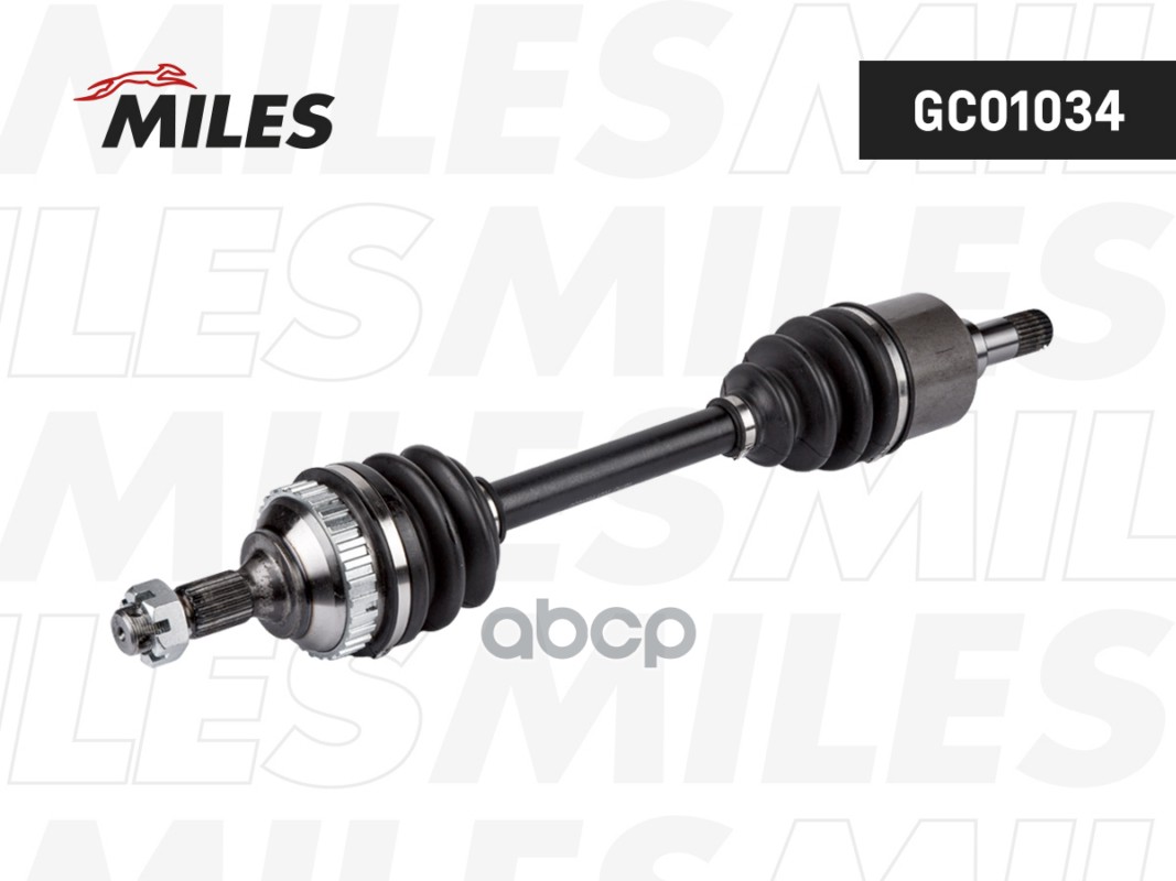 Привод в сборе CITROEN BERLINGO/PEUGEOT PARTNER 1.9TD-2.0 97- лев. (ABS) Miles арт. gc01034