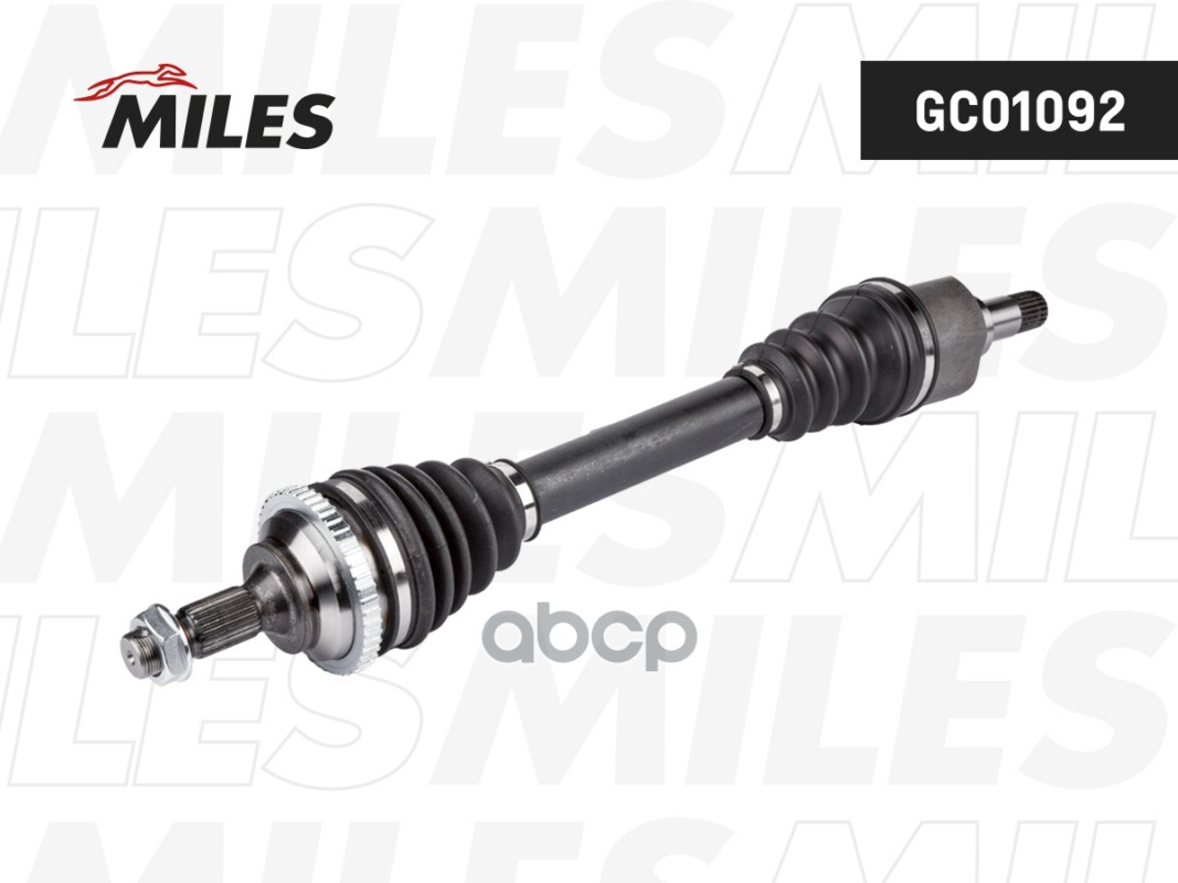 Привод в сборе левый PEUGEOT 206 1.6 00- (ABS) (GKN 303206) GC01092 Miles арт. GC01092