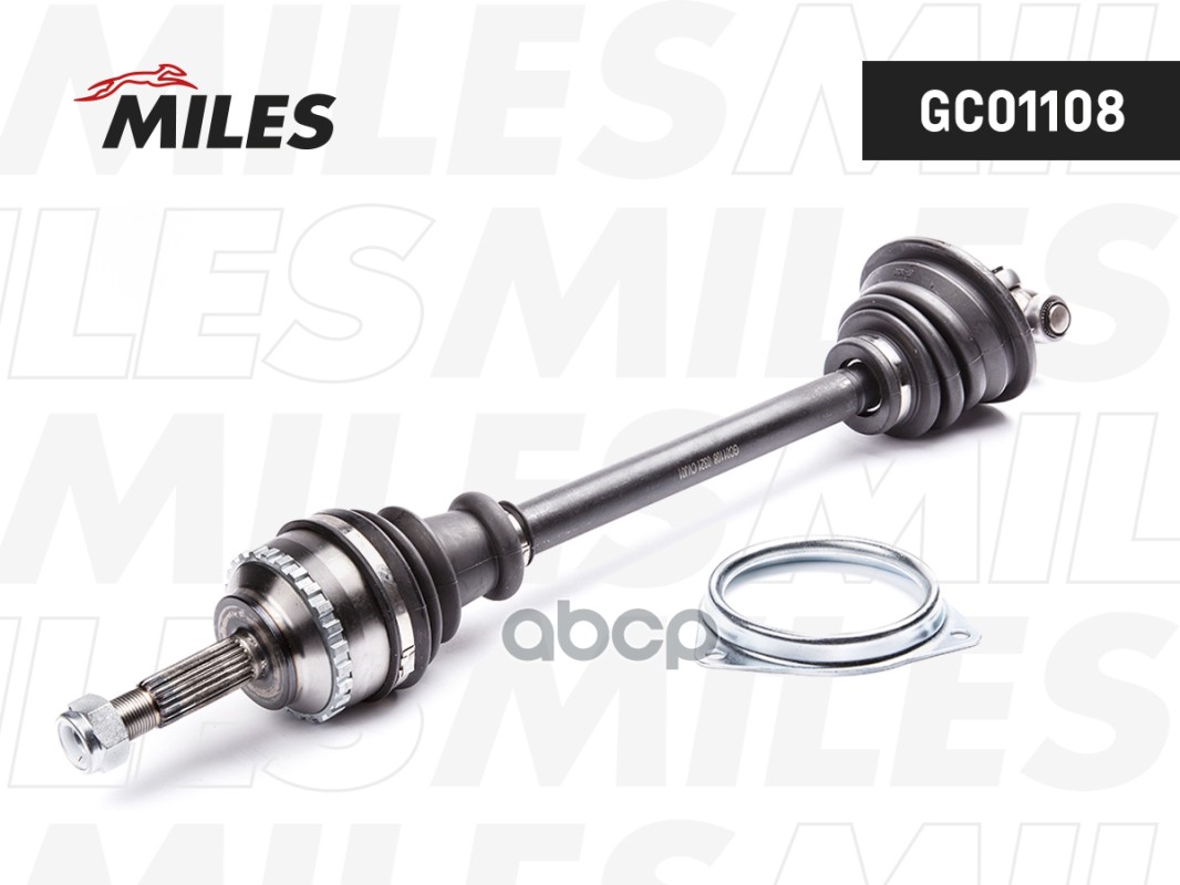 Привод в сборе левый RENAULT CLIO/KANGOO 1.2-1.9TD 98- (ABS) (GKN 303233) GC01108 Miles арт. GC01108