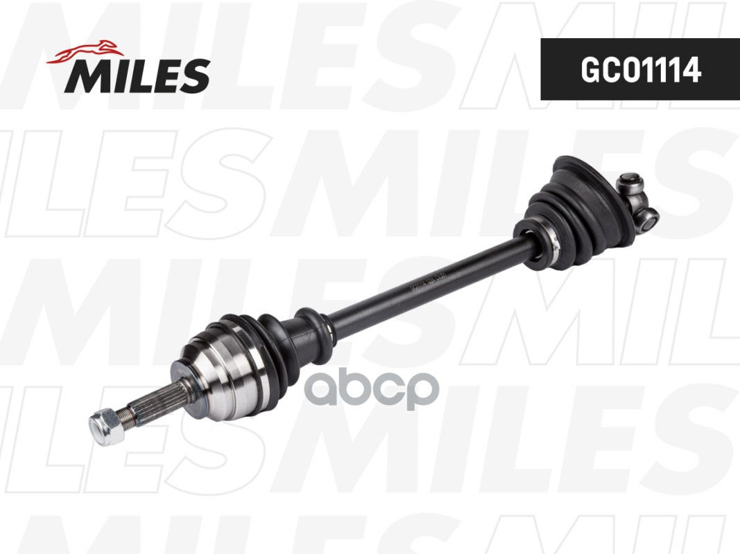 Привод в сборе левый RENAULT MEGANE 1.4-2.0 96-99 (GKN 303076) GC01114 Miles арт. GC01114