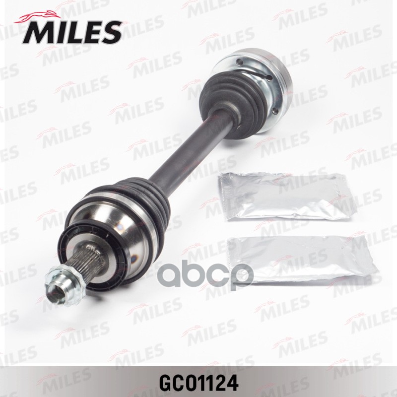 Привод в сборе левый SKODA FABIA/VW POLO 1.2-1.9 99- (GKN 304443) GC01124 Miles арт. GC01124
