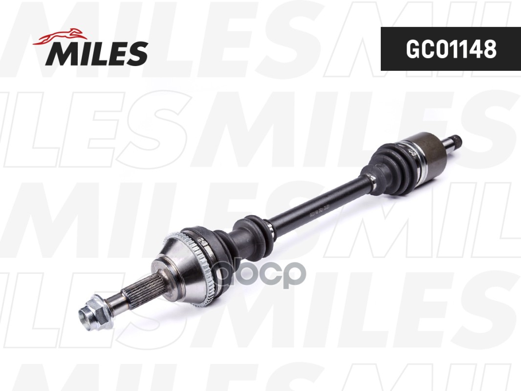 Привод в сборе левый CITROEN JUMPER/FIAT DUCATO/PEUGEOT BOXER 1.9-2.8 94-02 (ABS) (GKN 303044) GC01148 Miles арт. GC01148