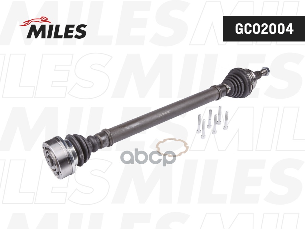 Привод в сборе правый AUDI A3/SKODA OCTAVIA/VW GOLF/BORA 1.9TD 96- (GKN 303162) GC02004 Miles арт. GC02004