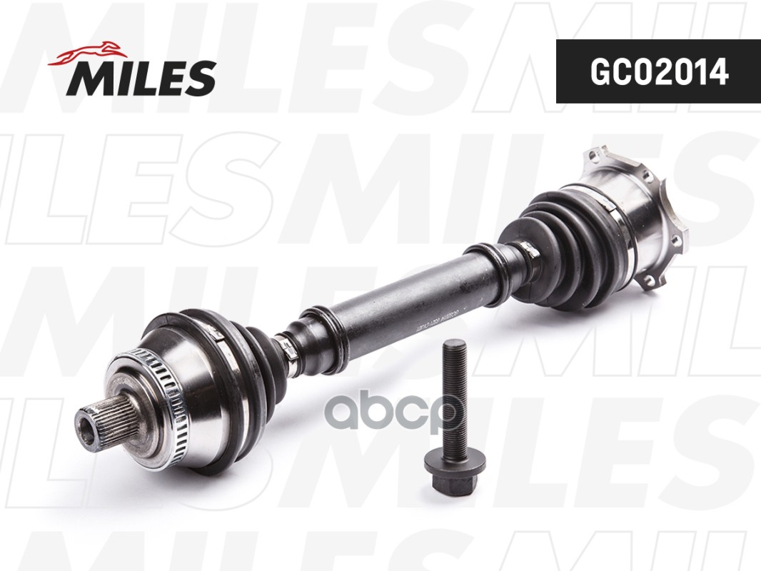 Привод в сборе AUDI A6 1.9D-2.8 97-05 прав.(АКПП/ABS) Miles арт. gc02014