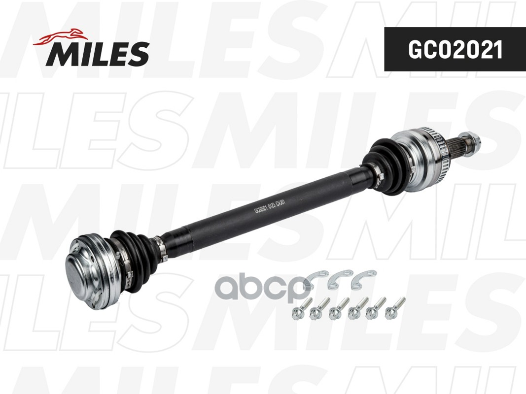 Привод в сборе правый BMW E81/E87 1.6 04- (ABS) (GKN 304481) GC02021 Miles арт. GC02021