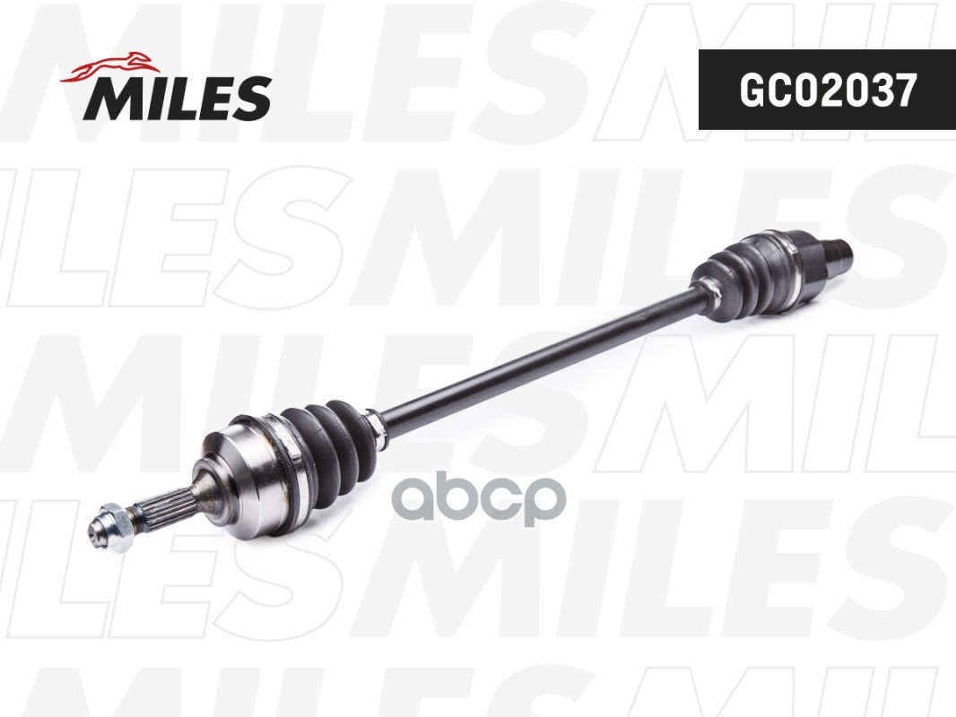 Привод в сборе правый CITROEN C3/C2 1.4 02- (GKN 303472) GC02037 Miles арт. GC02037
