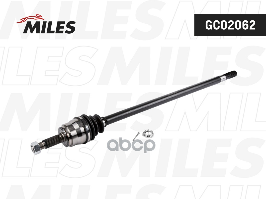 Привод в сборе правый JEEP GRAND CHEROKEE 2.5-4.0 88- GC02062 Miles арт. GC02062