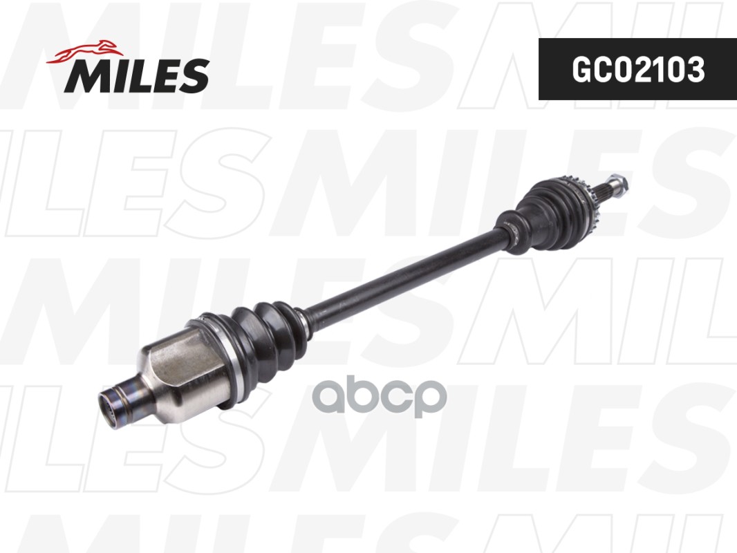 Привод в сборе RENAULT CLIO/KANGOO 1.2-1.9TD 98- прав.(ABS) Miles арт. gc02103