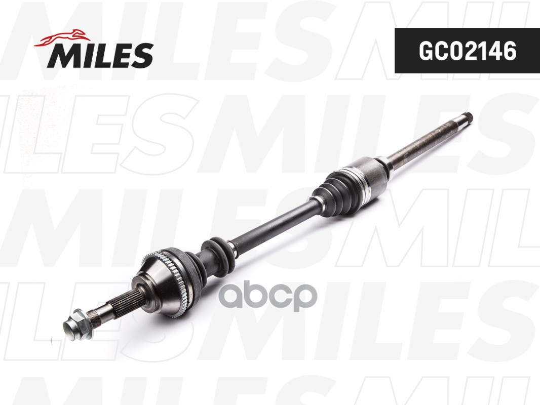 Привод в сборе правый CITROEN JUMPER/FIAT DUCATO/PEUGEOT BOXER 1.9-2.8 94-02 (ABS) (GKN 303049) GC02146 Miles арт. GC02146