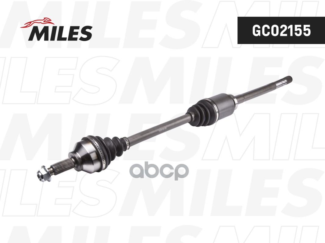 Приводной вал в сборе прав.RENAULT TRAFIC 1.9-2.0L  2001=> Miles арт. gc02155
