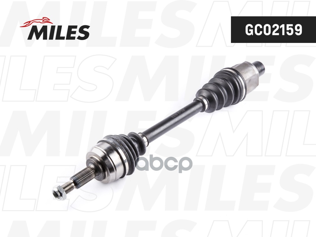 Привод в сборе передний правый RENAULT DUSTER 4x4 GC02159 Miles арт. GC02159