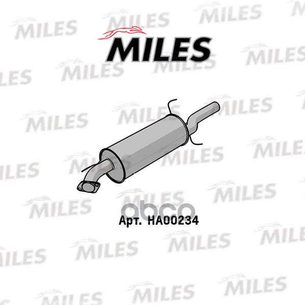 Труба Выхлопная Miles арт. HA00234